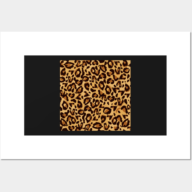 Leopard skin pattern Wall Art by Fashionlinestor